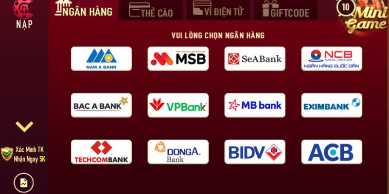 nap-tien-manclub-ngan-hang Nạp Tiền ManClub - Hướng Dẫn Thao Tác Nhanh Chóng Và Đơn Giản