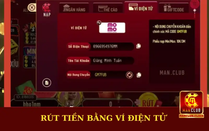 rut-tien-manclub-bang-vi-dien-tu Rút Tiền Manclub - Hướng Dẫn Thao Tác Từ A - Z Cho Newbie