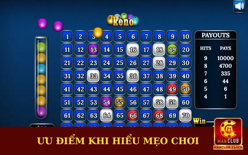 uu-diem-khi-nam-duoc-meo-choi Mẹo Chơi Keno Thắng Lớn Dành Cho Mọi Dân Cược Tại Manclub